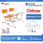Meja Kursi Sekolah Chitose MANABU AH 02 Bangku Kuliah
