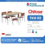 Meja Kursi Sekolah Chitose TKG-02 Bangku Kuliah