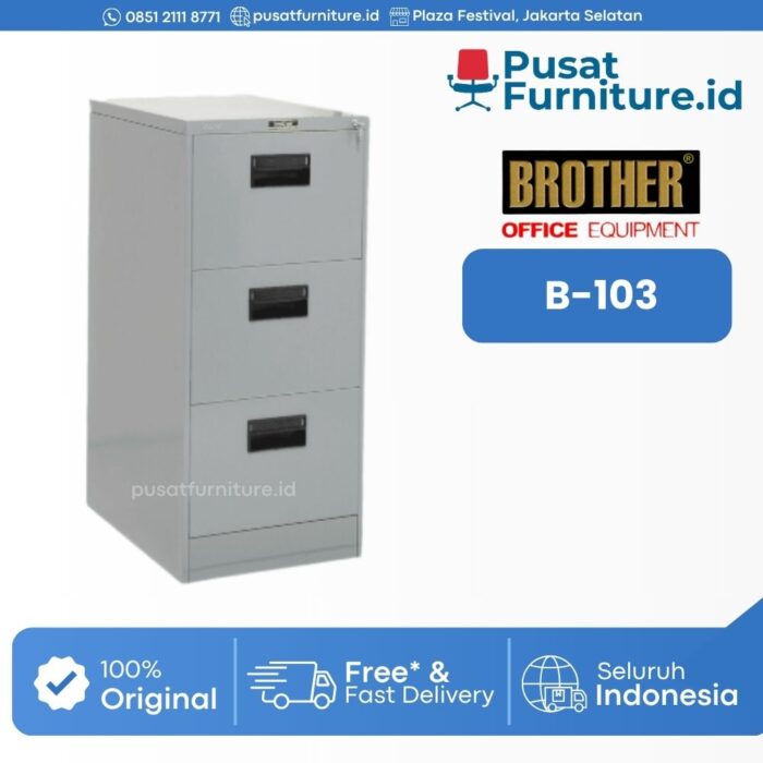 Laci Besi Kantor Filling Cabinet Brother B-103 FILING CABINET 3 LACI