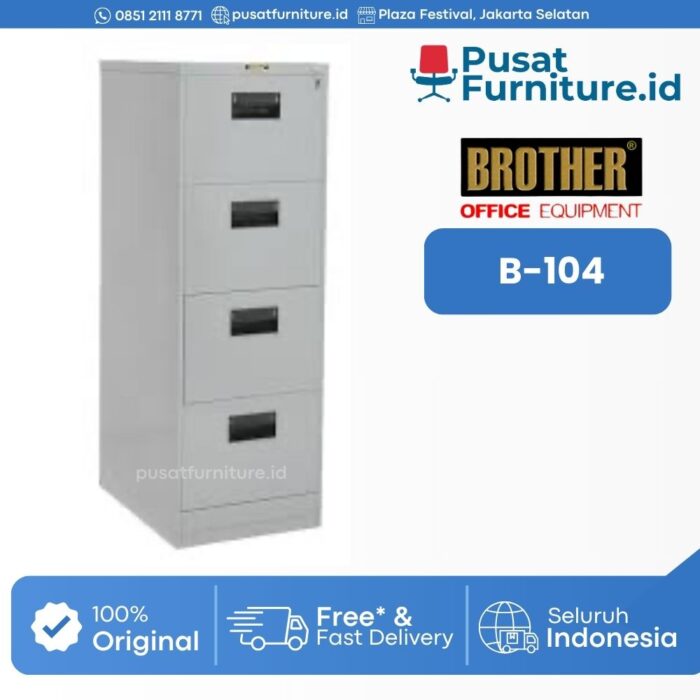 Laci Besi Kantor Filling Cabinet Brother B-104 FILING CABINET 4 LACI