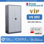 Lemari Kantor Besi Arsip Tinggi Pintu VIP VS 202 LEMARI 2 PINTU