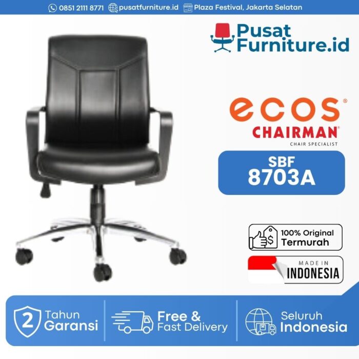JUAL KURSI KANTOR ECOS- SBF 8703A