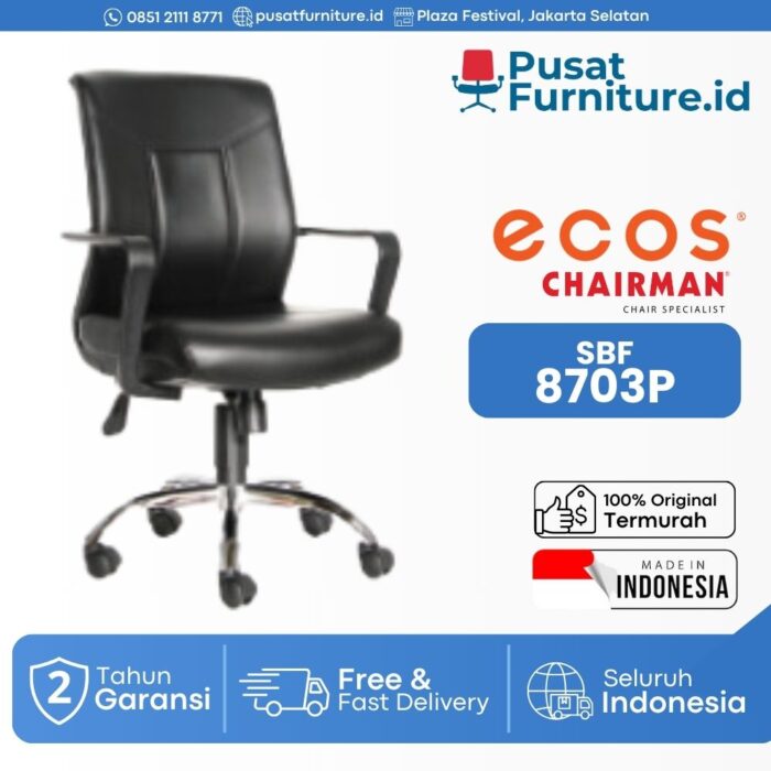 JUAL KURSI KANTOR ECOS- SBF 8703P
